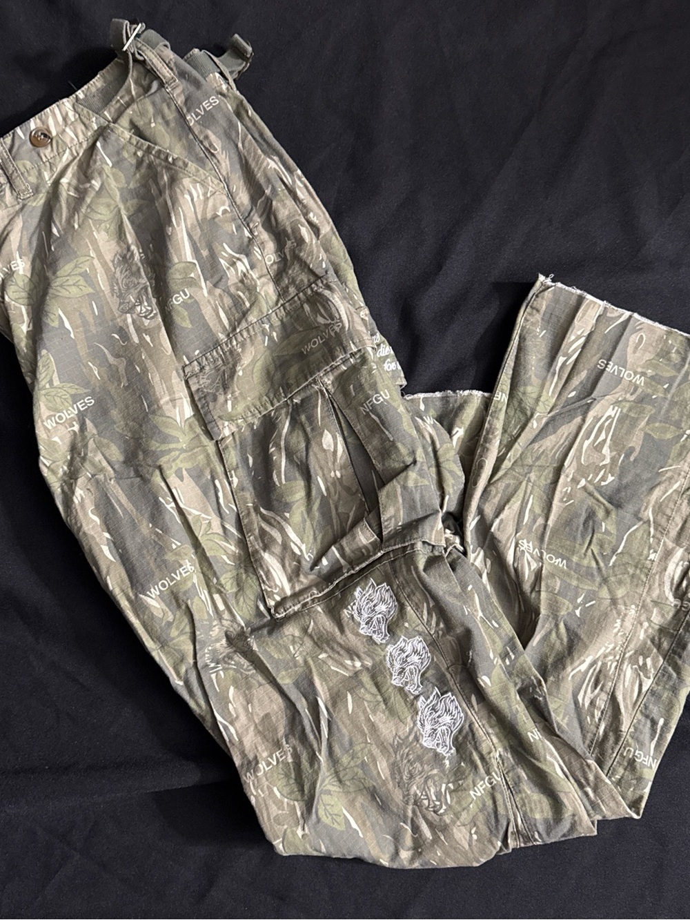 Darc Sport Olive Camouflage Cargo Pants